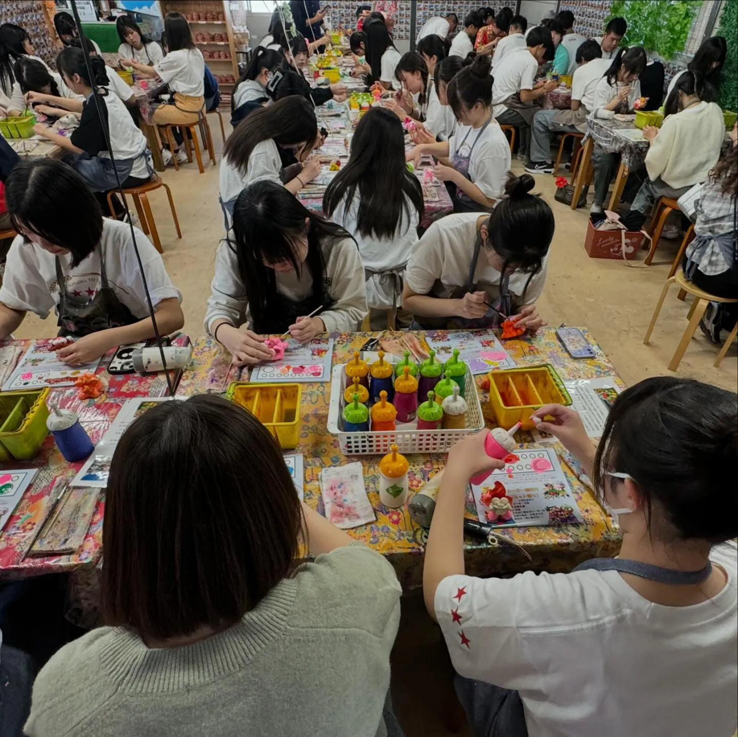 今日の団体は常磐大学高等学校様ご一行でした(^^)