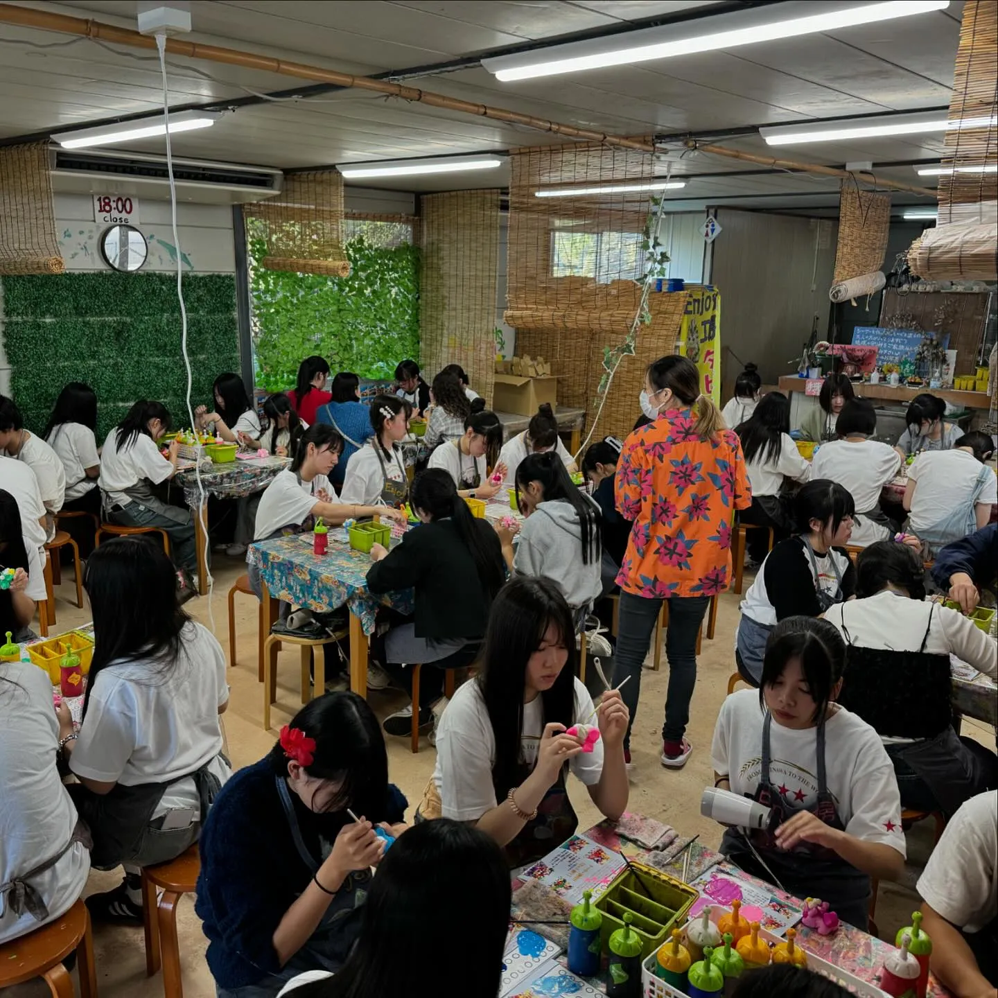 今日の団体は常磐大学高等学校様ご一行でした(^^)