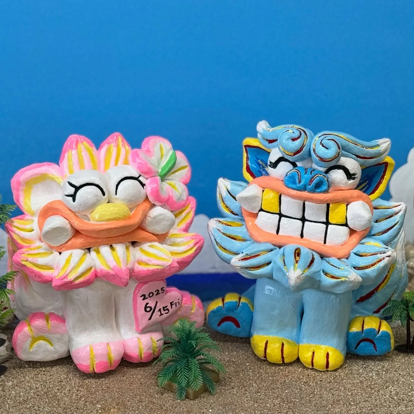 特注大サイズの絵付け体験(^^)