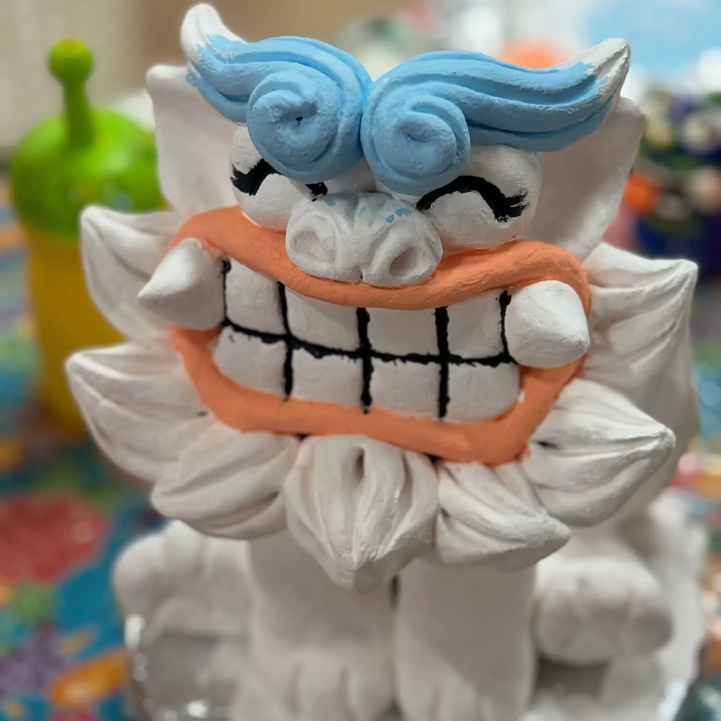 特注大サイズの絵付け体験(^^)