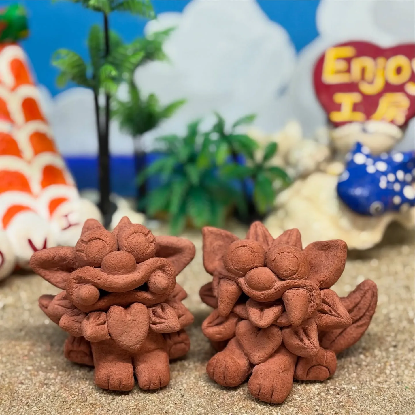 最近は「粘土からシーサーを作る体験」を選ばれるお客様がとても...