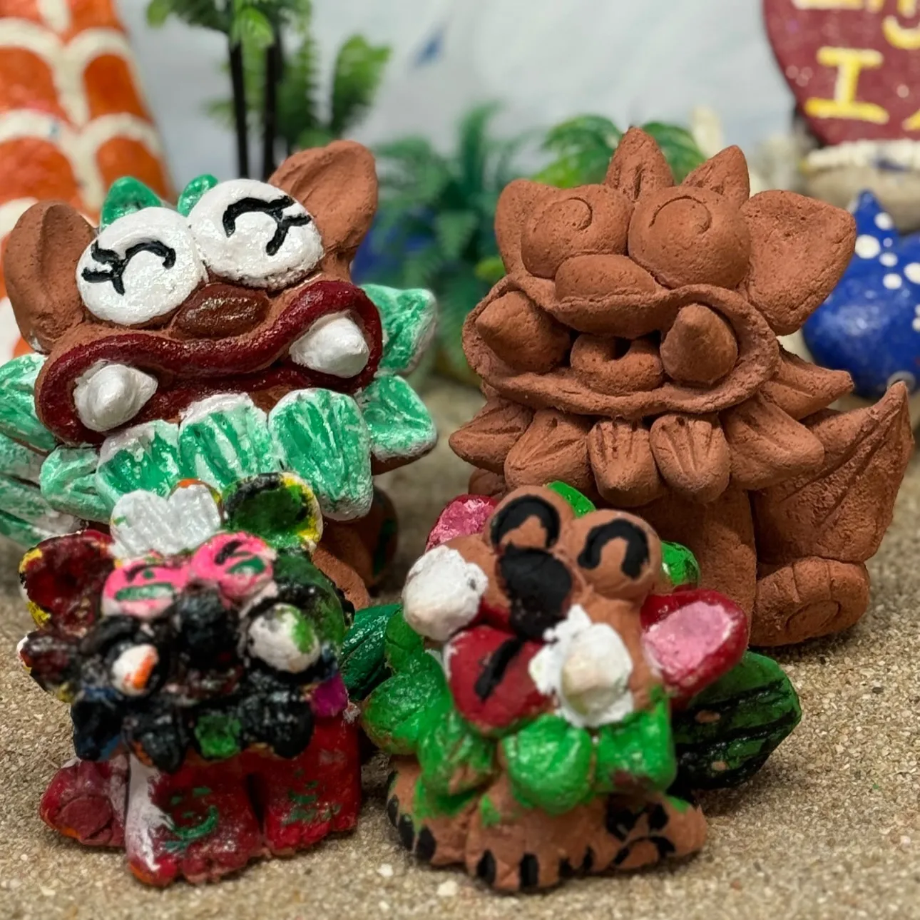 最近は「粘土からシーサーを作る体験」を選ばれるお客様がとても...