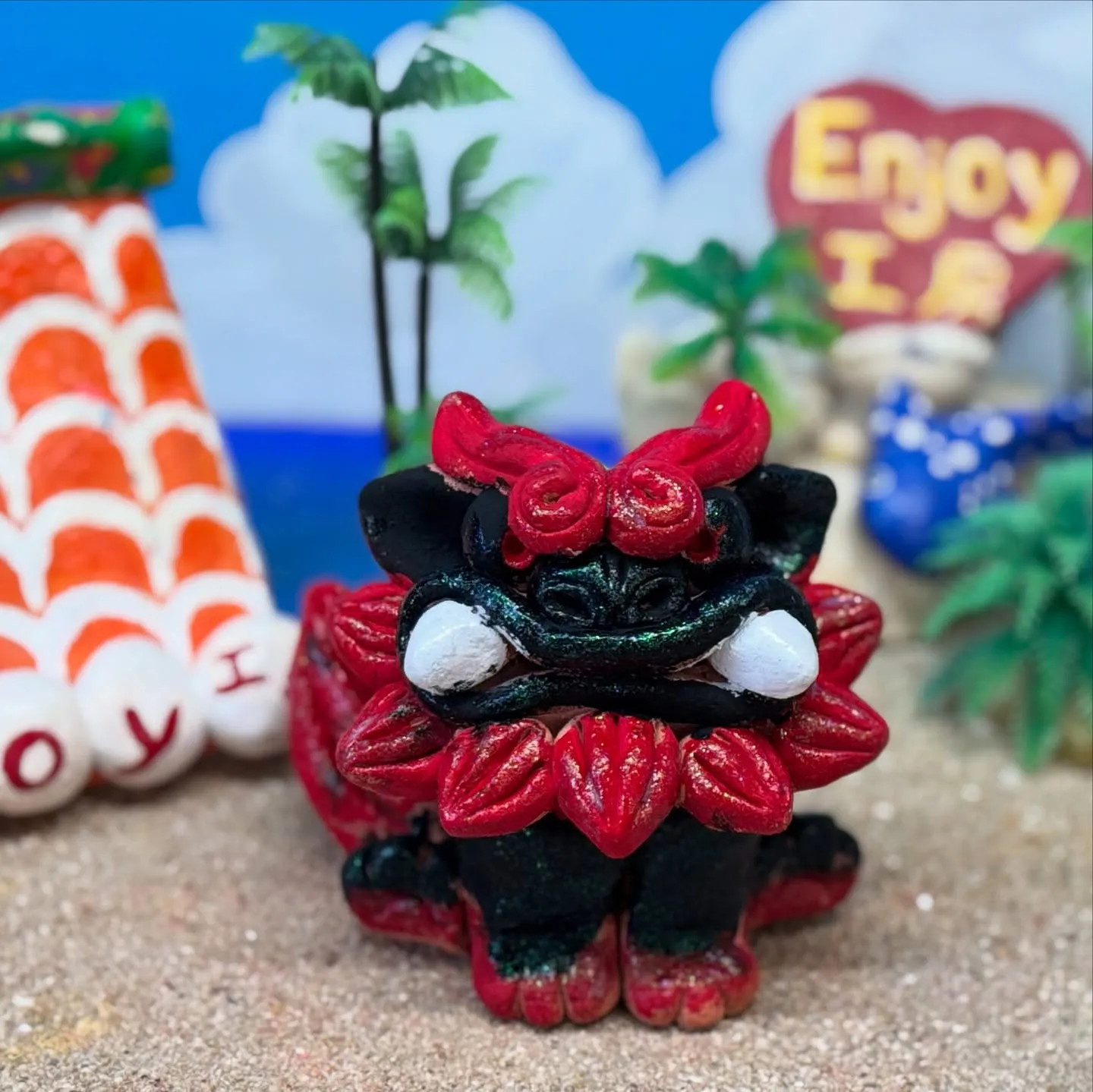 🦁✨Enjoy工房でオリジナルシーサーを作ろう！✨🖌