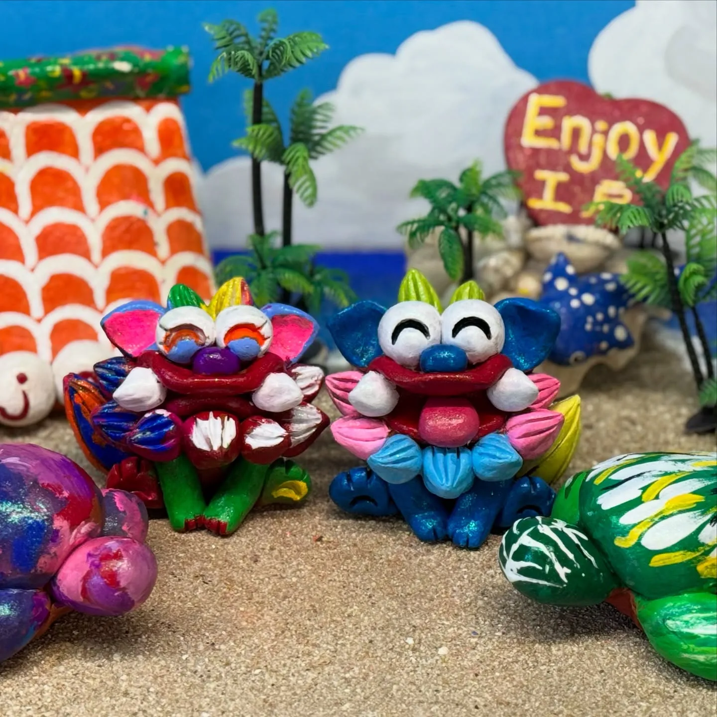 🦁✨Enjoy工房でオリジナルシーサーを作ろう！✨🖌