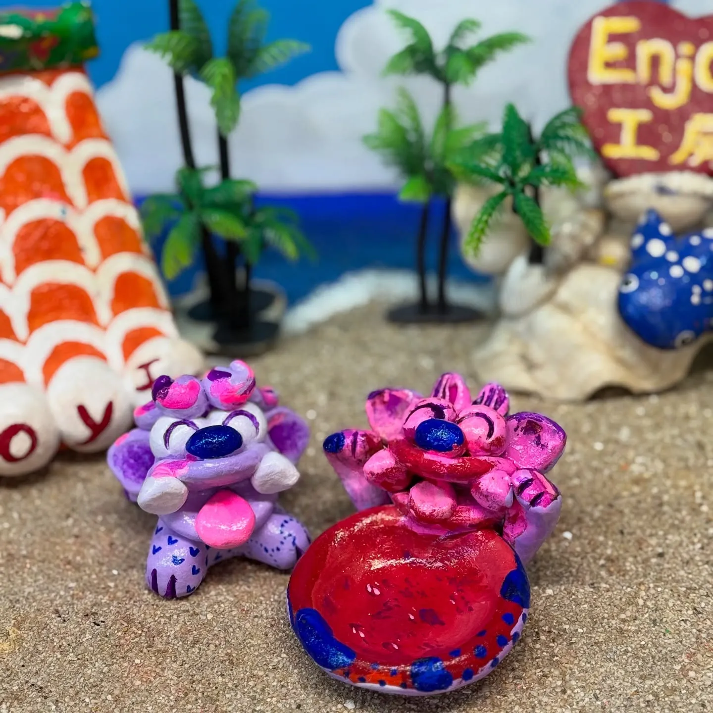 🦁✨Enjoy工房でオリジナルシーサーを作ろう！✨🖌