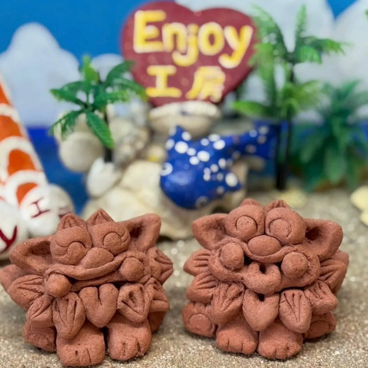 🌺沖縄の思い出に、世界にひとつだけのシーサーを✨