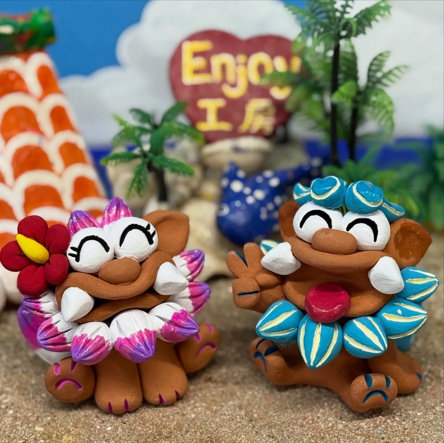 🌺沖縄の思い出に、世界にひとつだけのシーサーを✨
