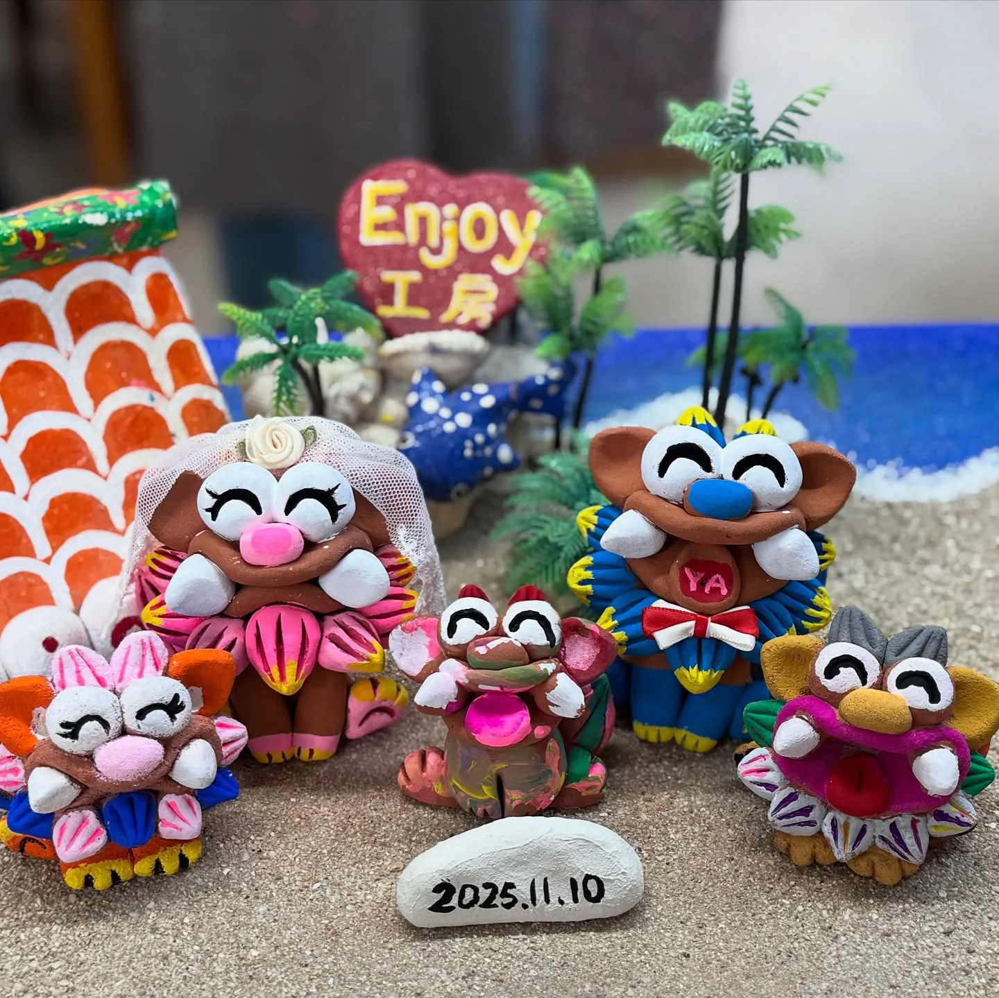 🌺沖縄の思い出に、世界にひとつだけのシーサーを✨