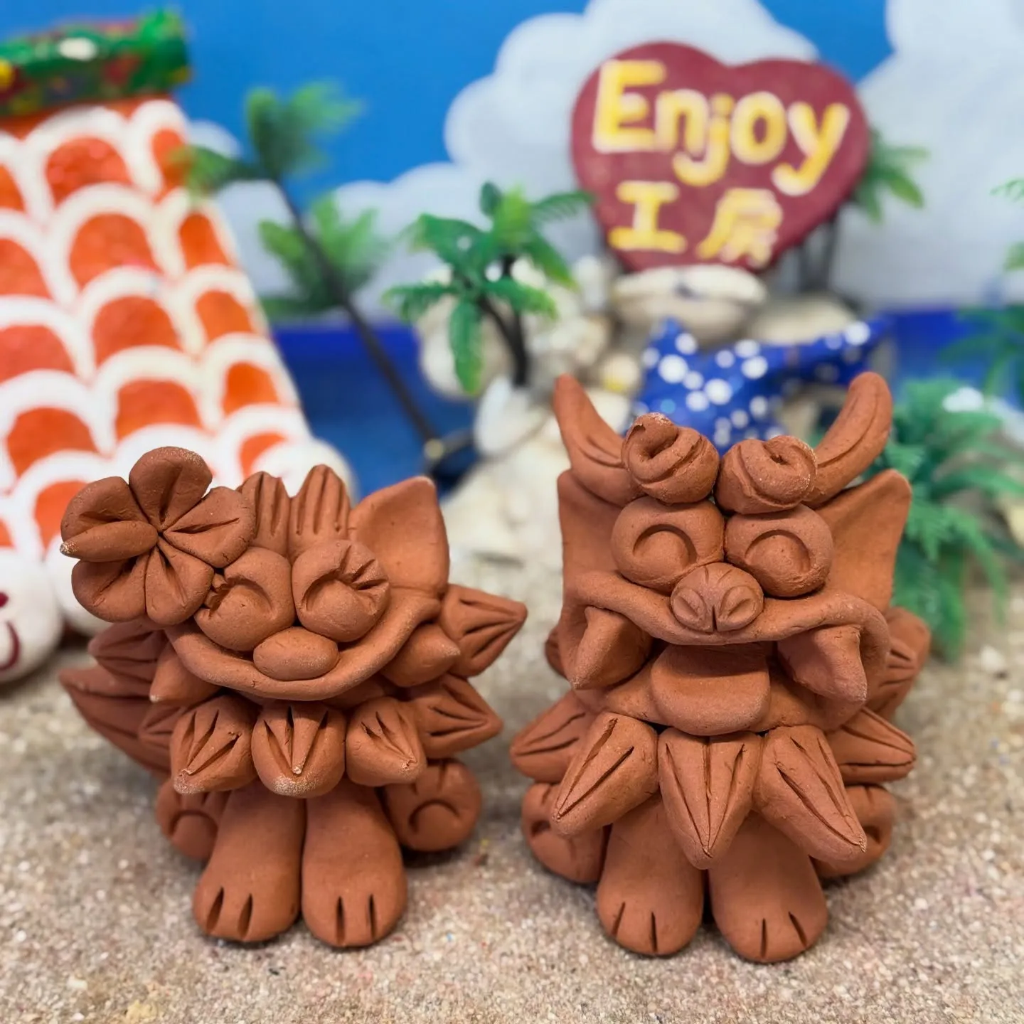 陶器シーサー作り体験🐾✨