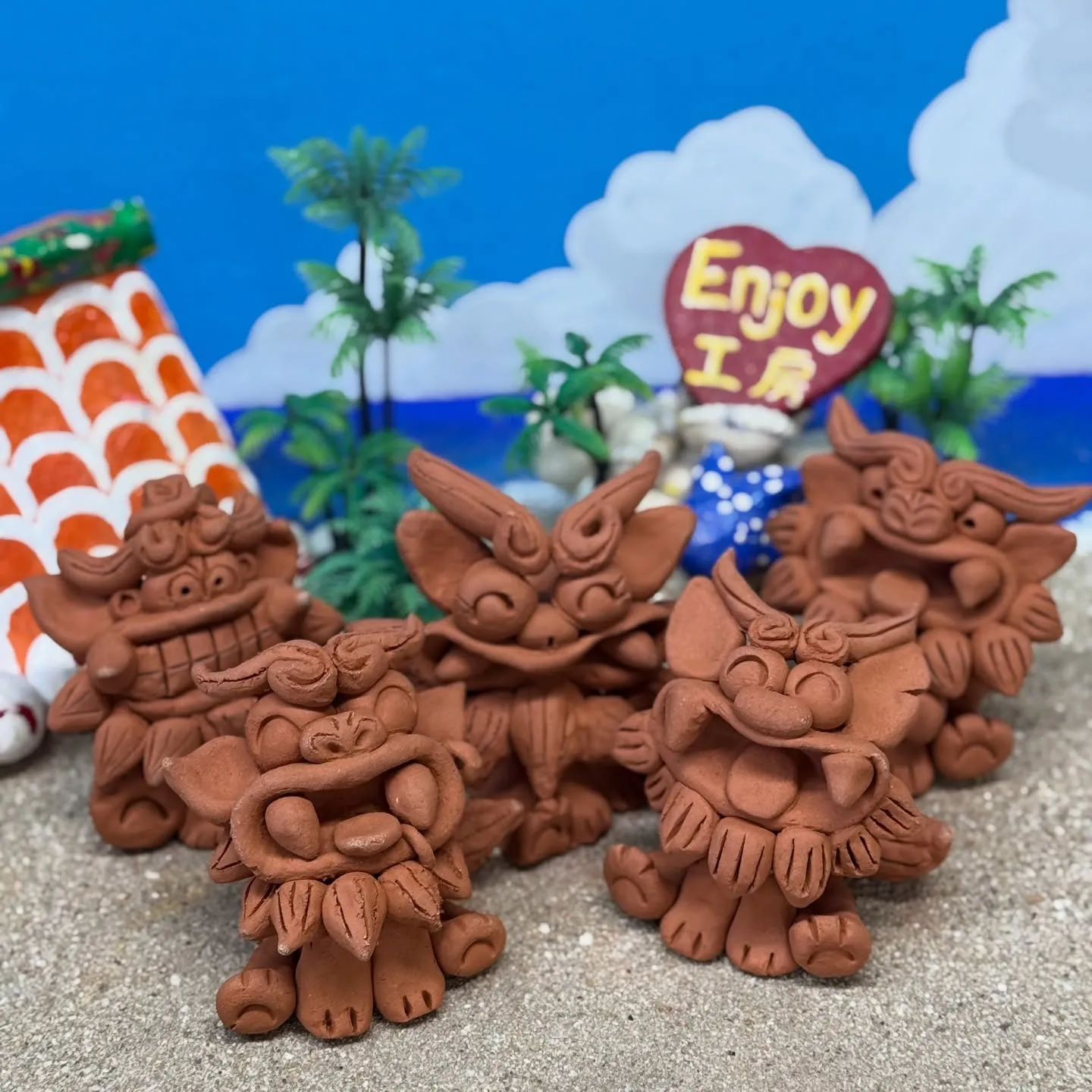 陶器シーサー作り体験🐾✨