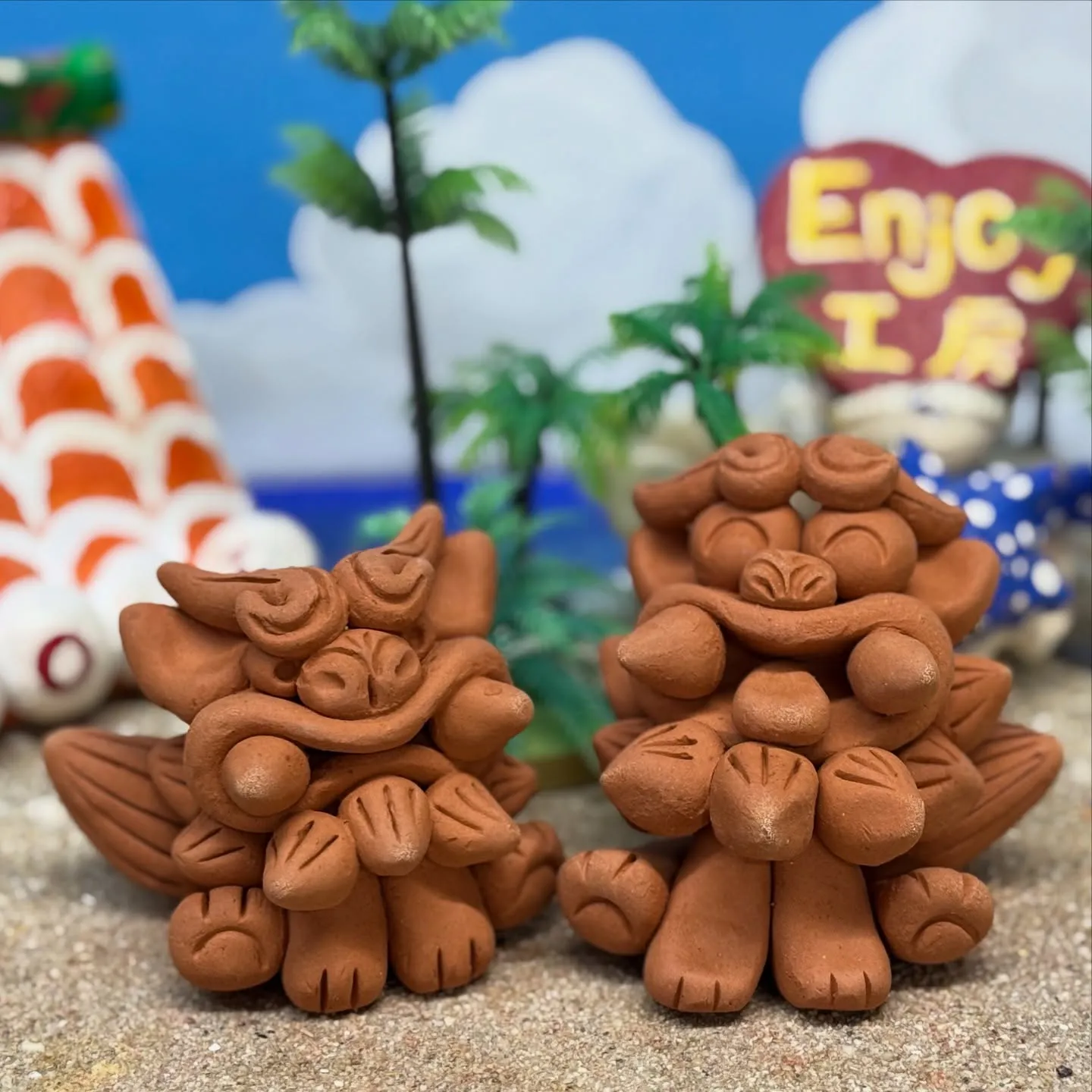 陶器シーサー作り体験🐾✨