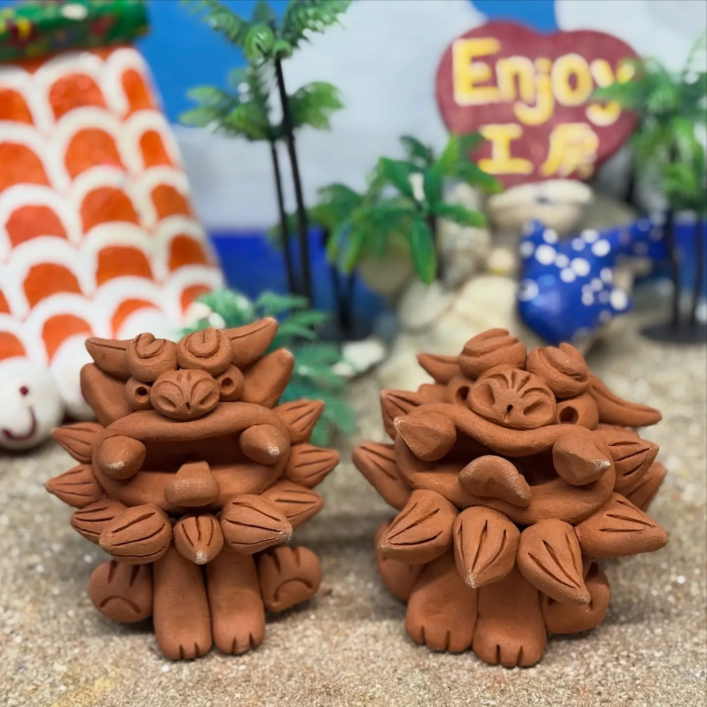 陶器シーサー作り体験🐾✨