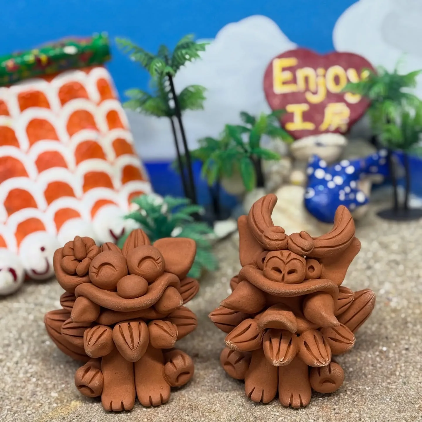 陶器シーサー作り体験🐾✨