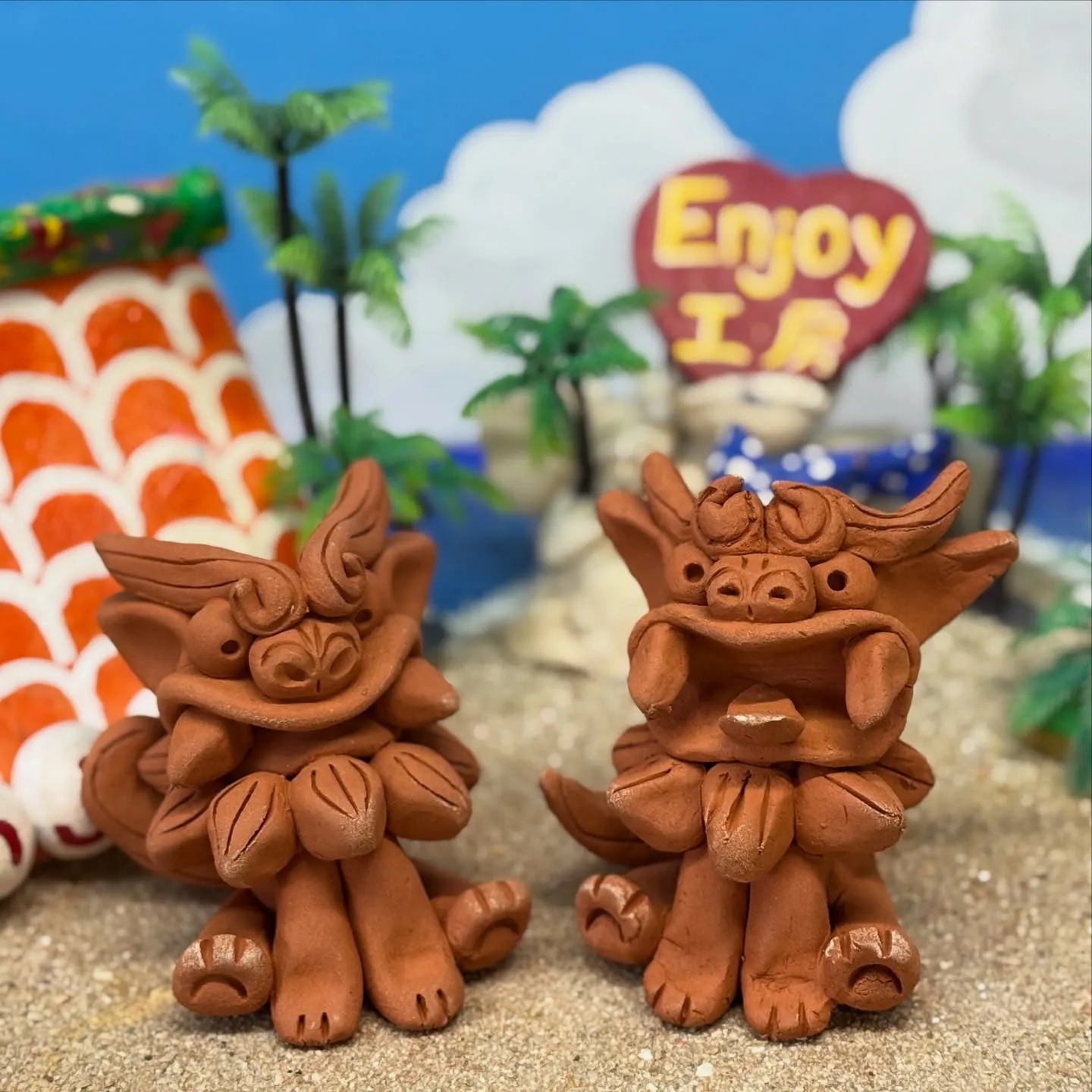 陶器シーサー作り体験🐾✨