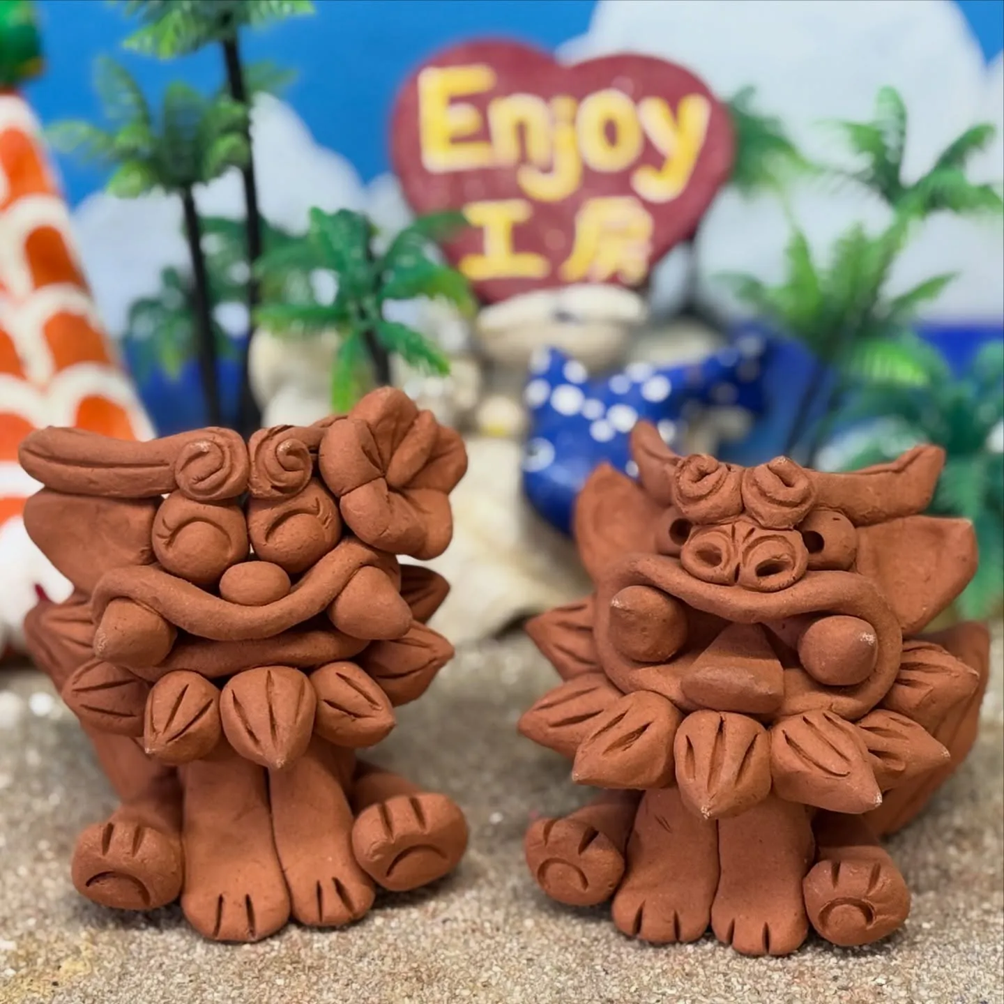 陶器シーサー作り体験🐾✨