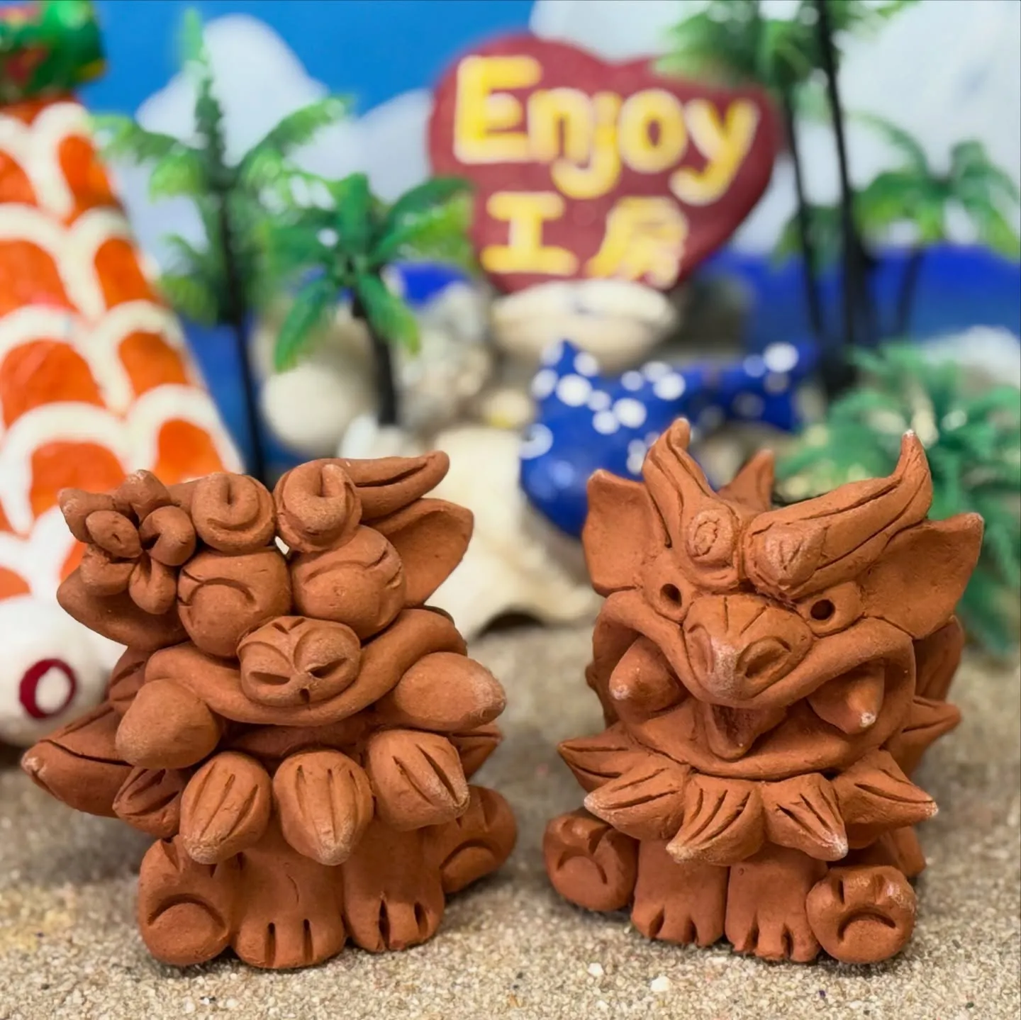 陶器シーサー作り体験🐾✨