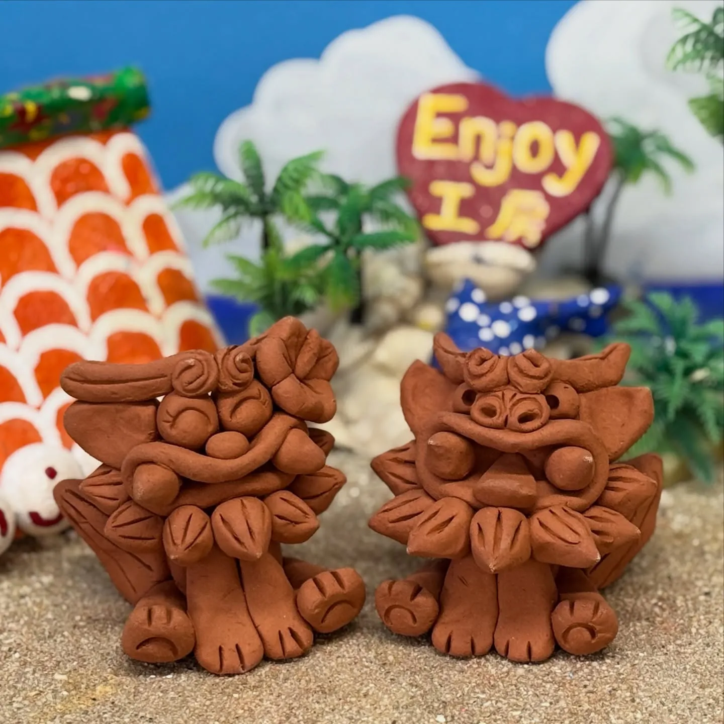 陶器シーサー作り体験🐾✨