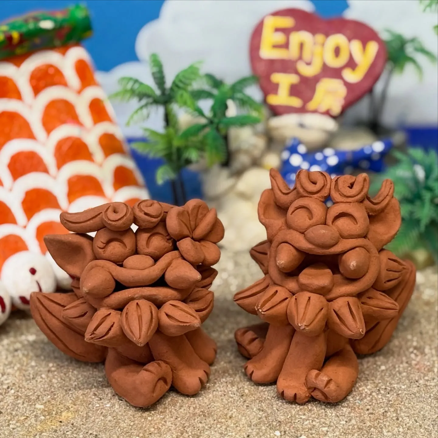 陶器シーサー作り体験🐾✨