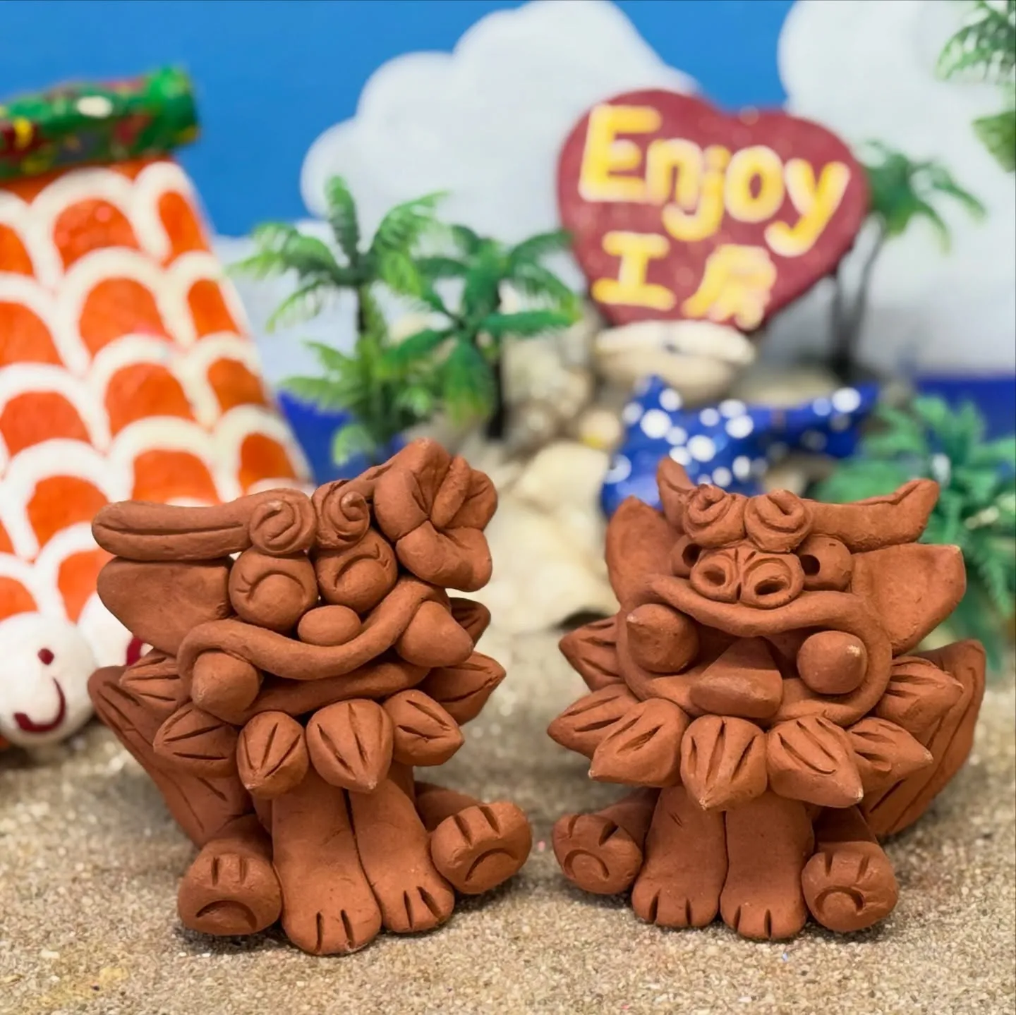 陶器シーサー作り体験🐾✨