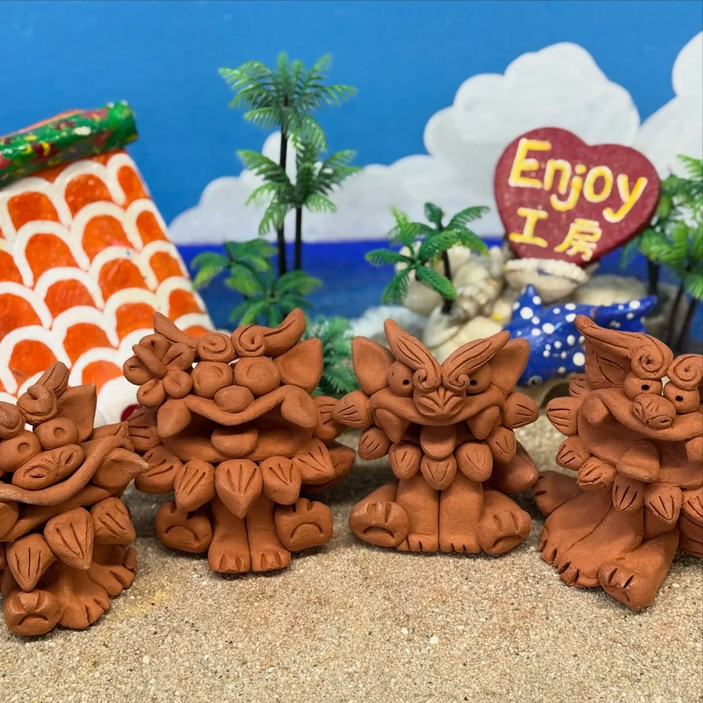 陶器シーサー作り体験🐾✨