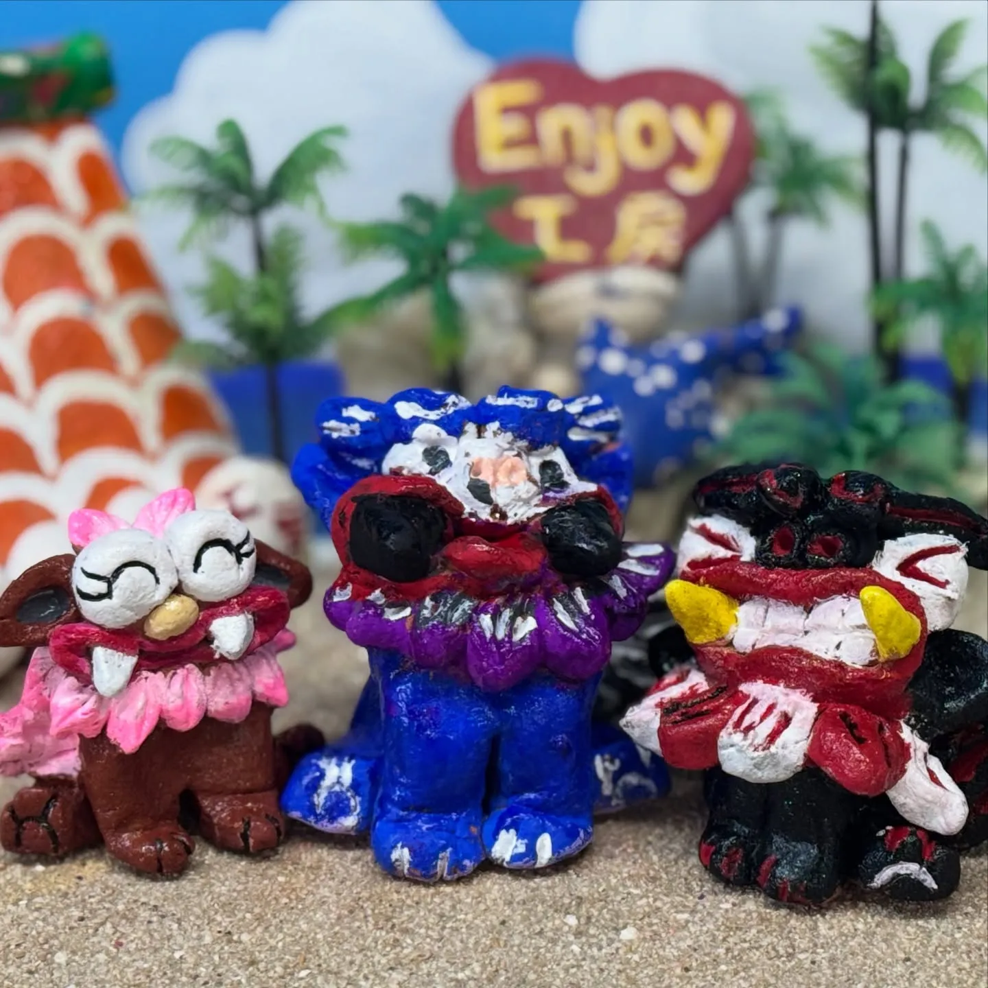 1から作れる✨カラーシーサー【フルコース】🎨🐾