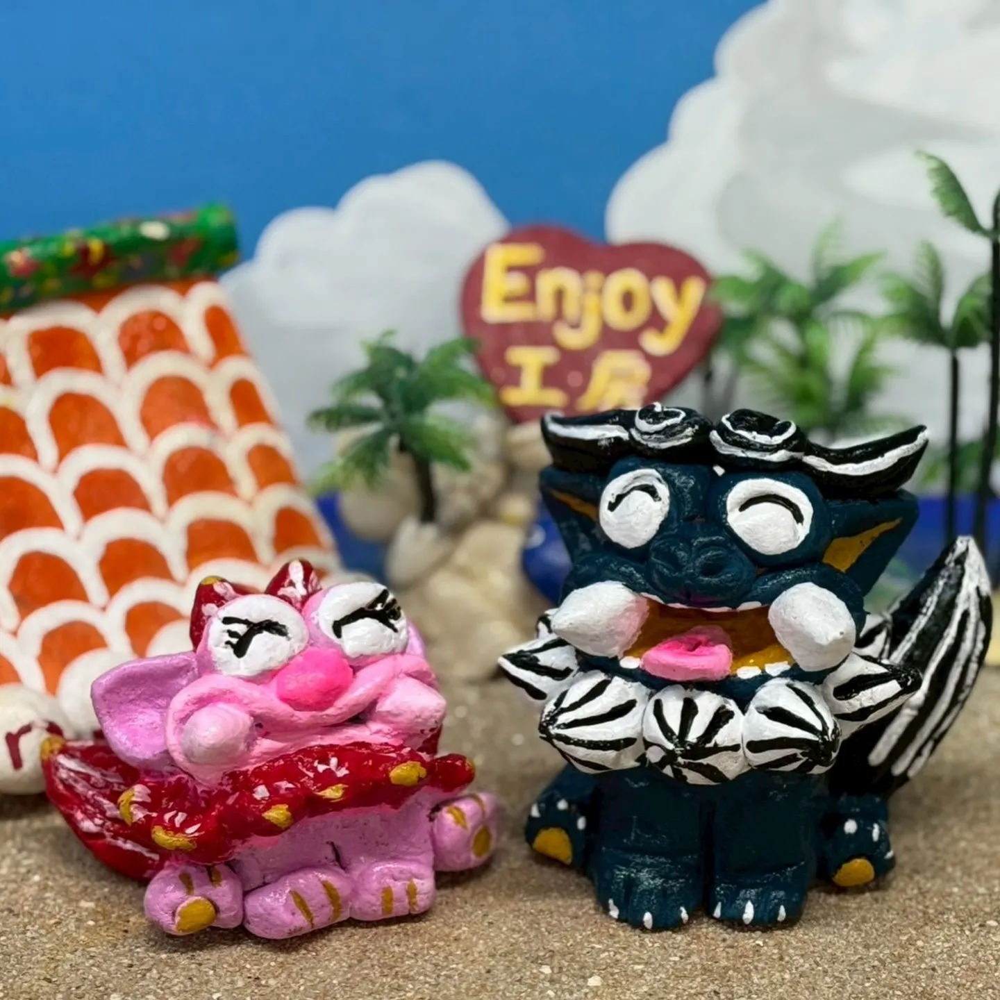 1から作れる✨カラーシーサー【フルコース】🎨🐾