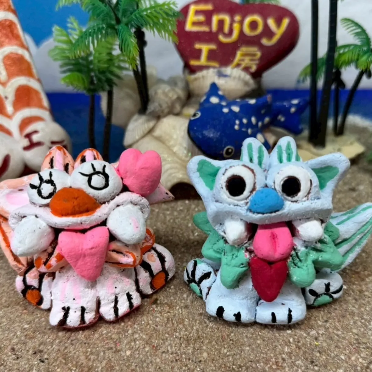 1から作れる✨カラーシーサー【フルコース】🎨🐾