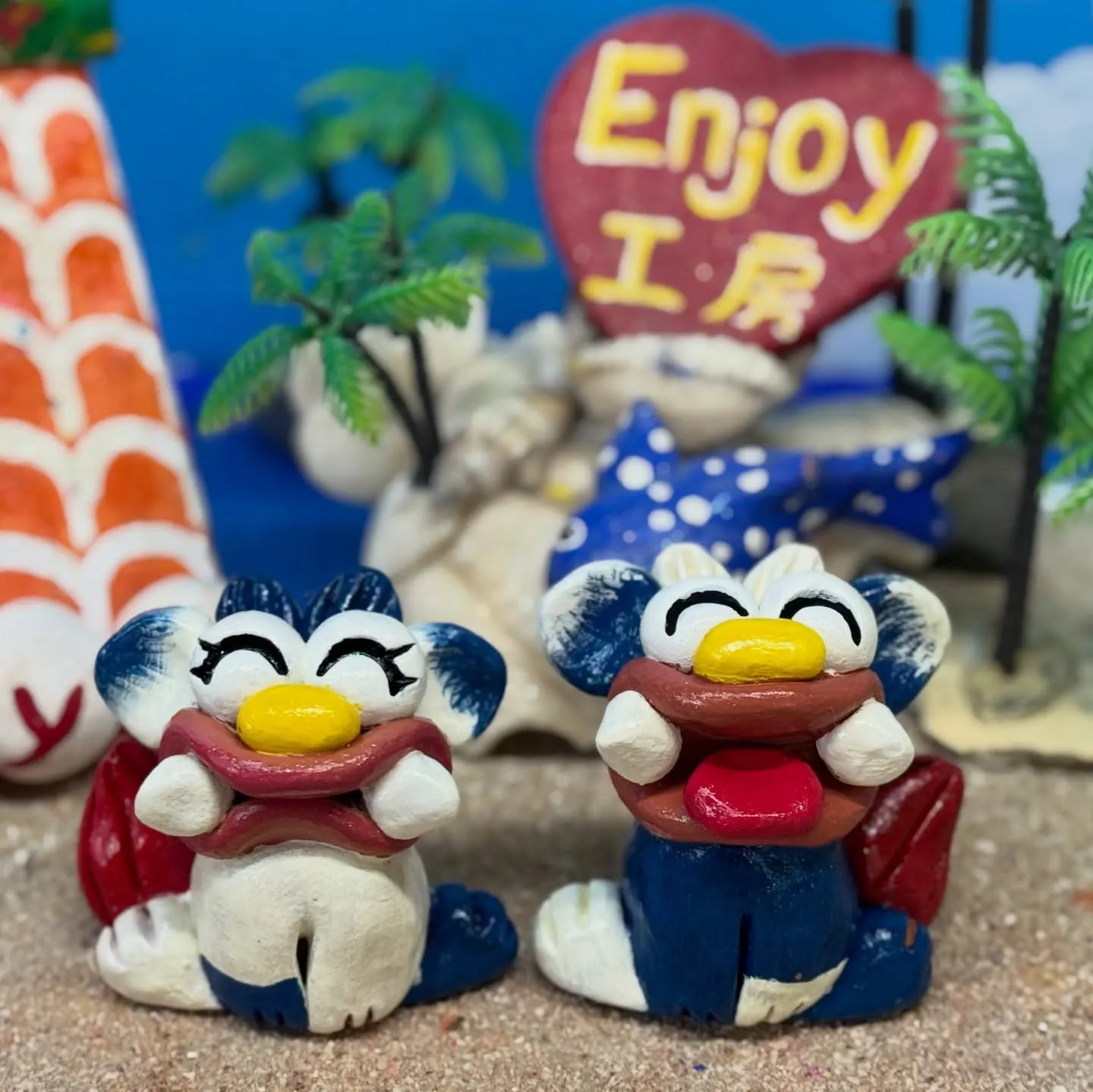 🌴シーサー絵付け体験🌺