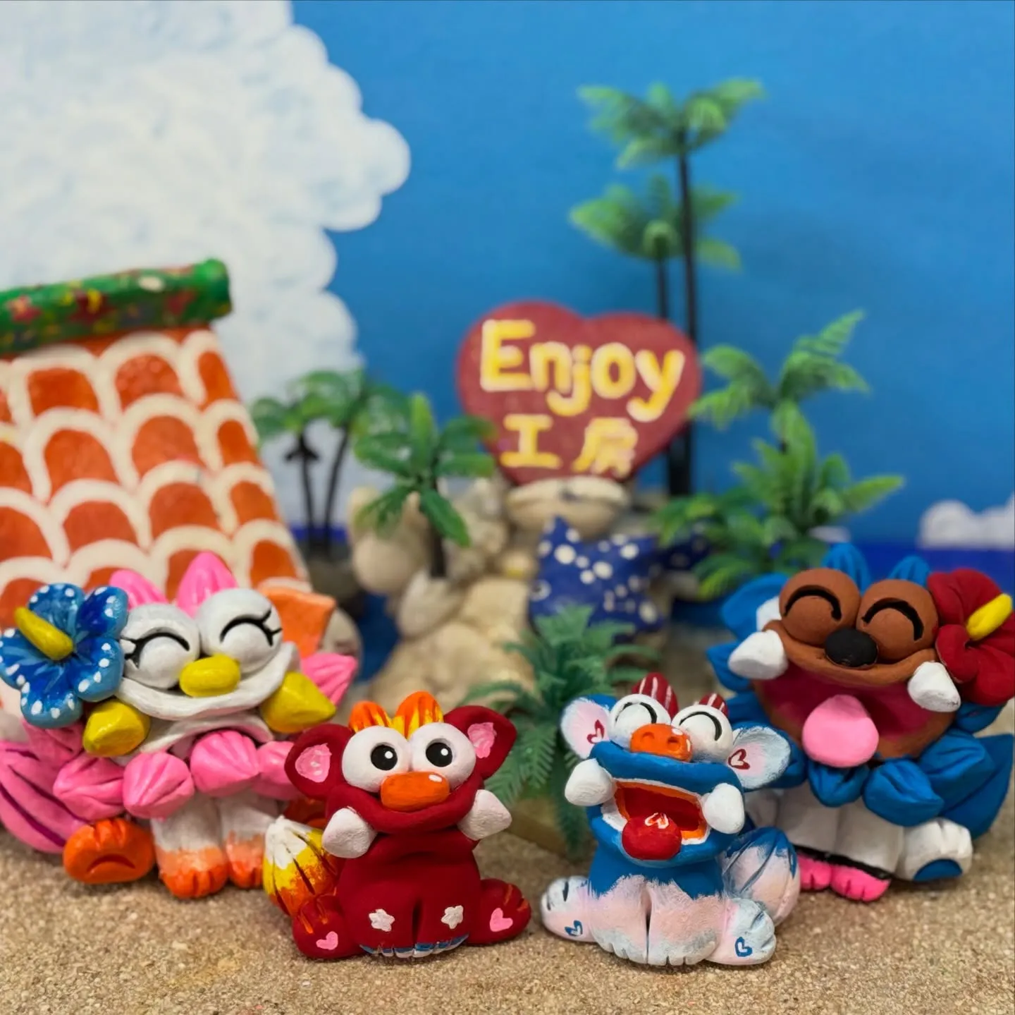 🌴シーサー絵付け体験🌺