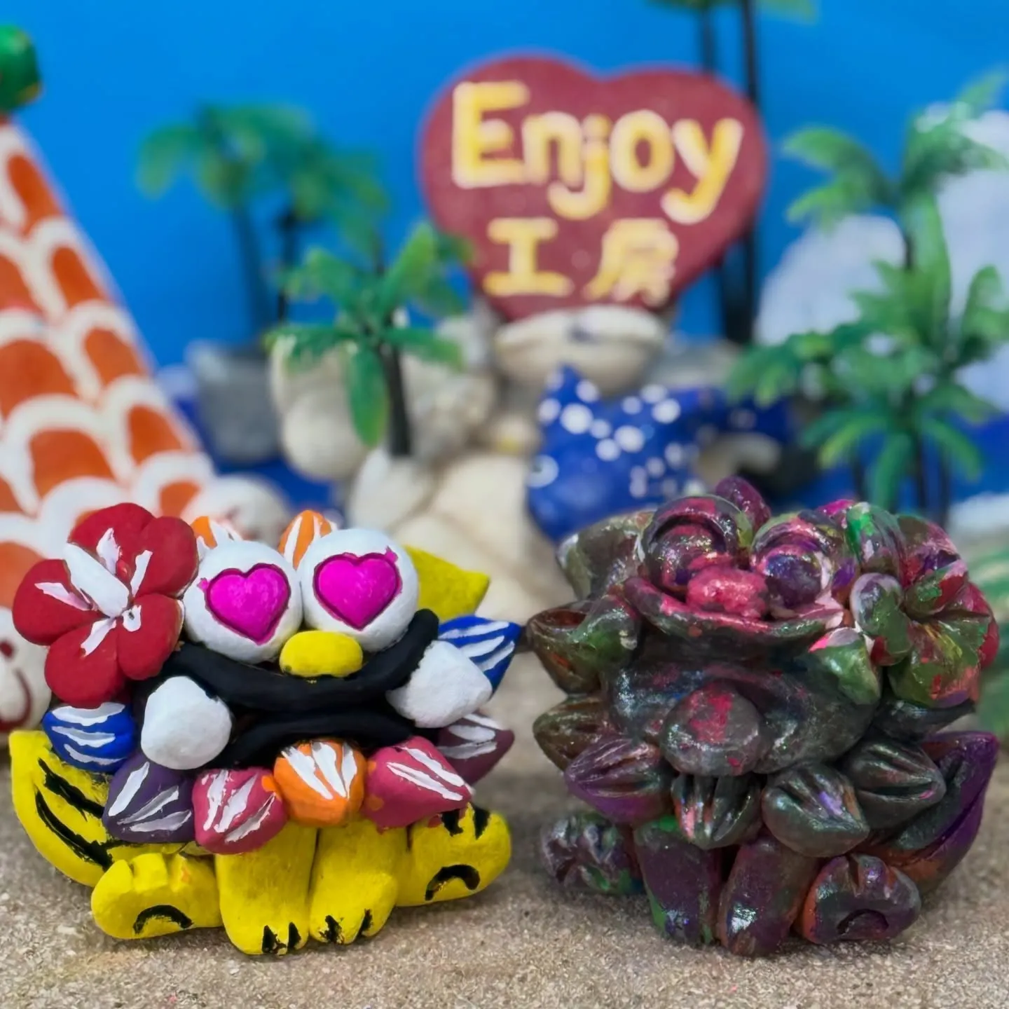 🌴シーサー絵付け体験🌺