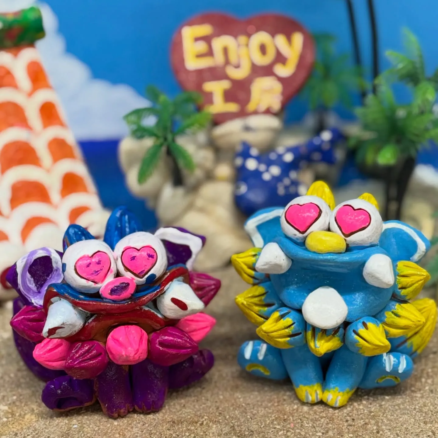 🌴シーサー絵付け体験🌺