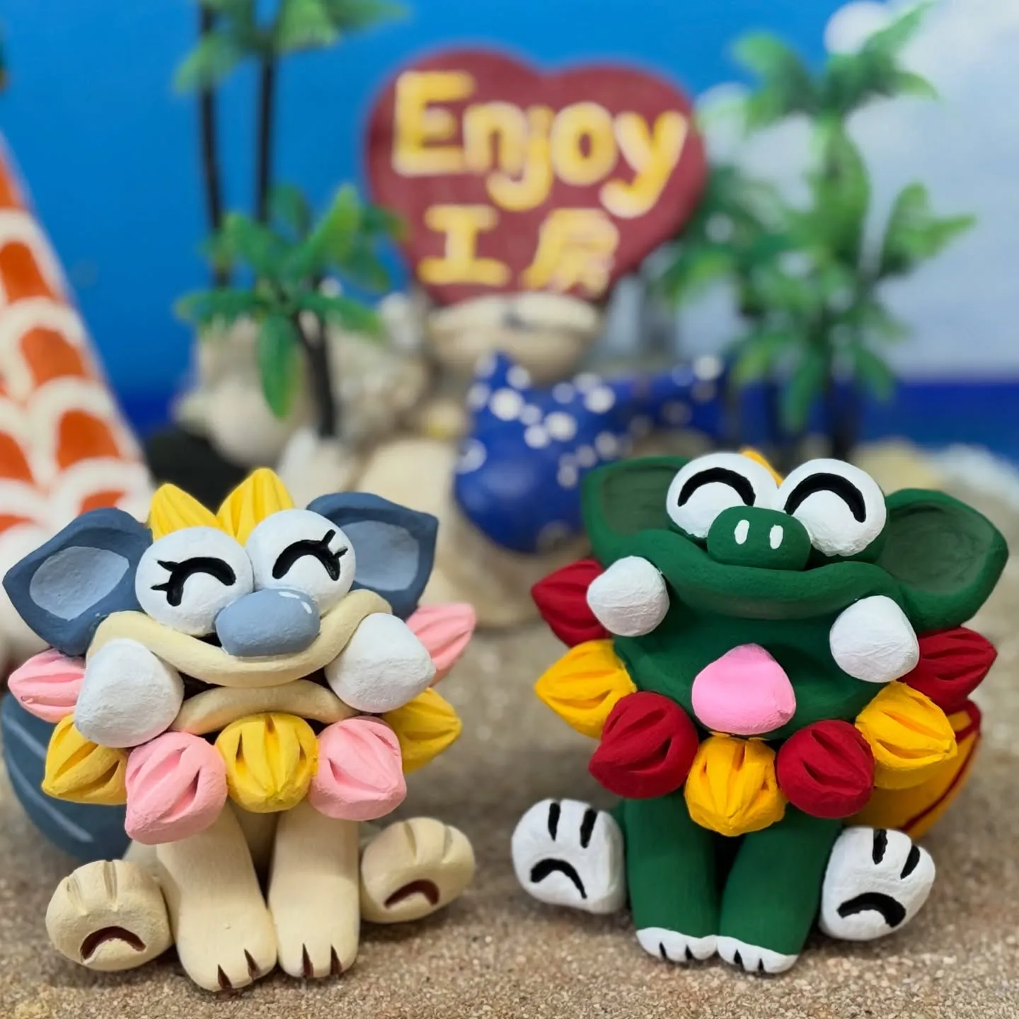 🌴シーサー絵付け体験🌺