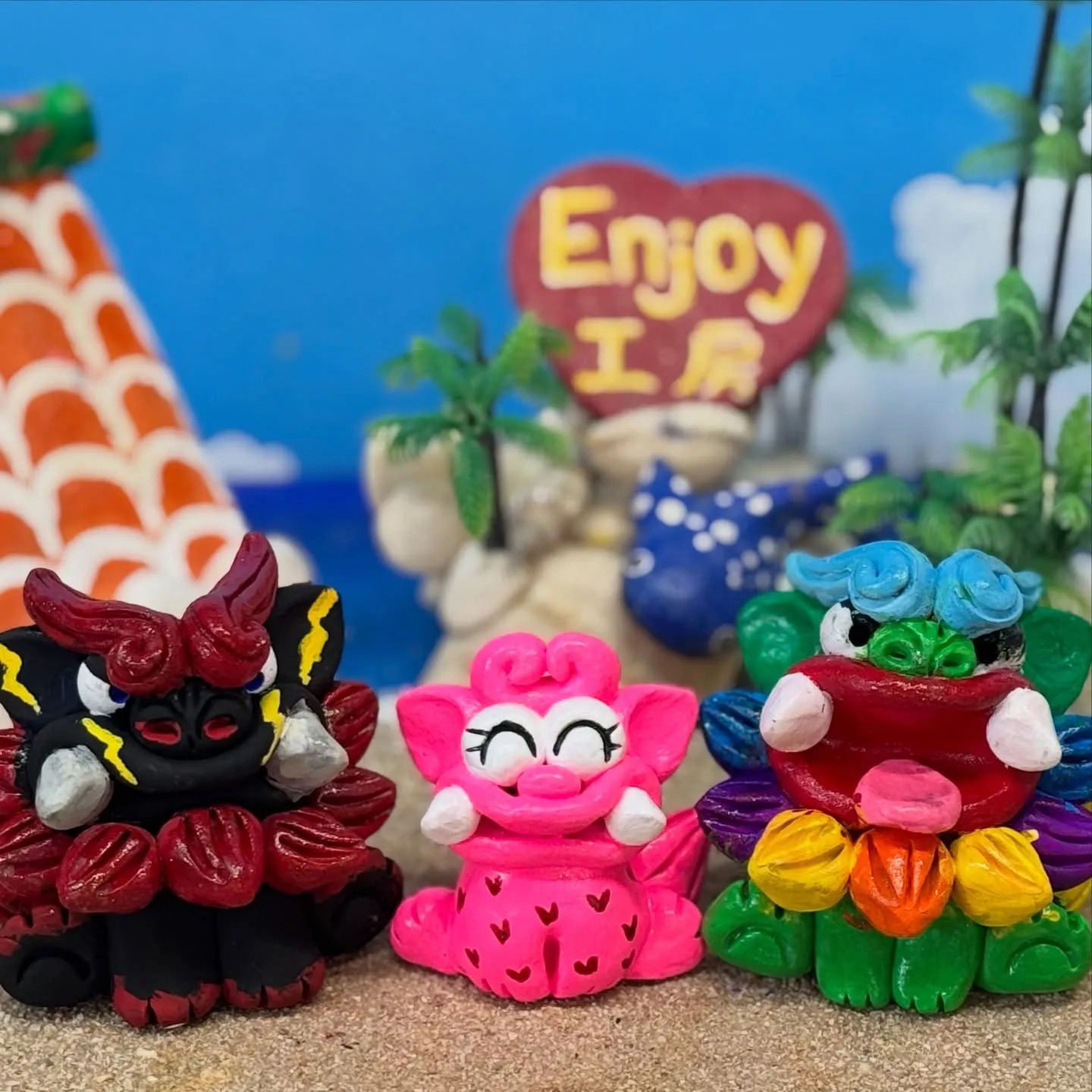 🌴シーサー絵付け体験🌺