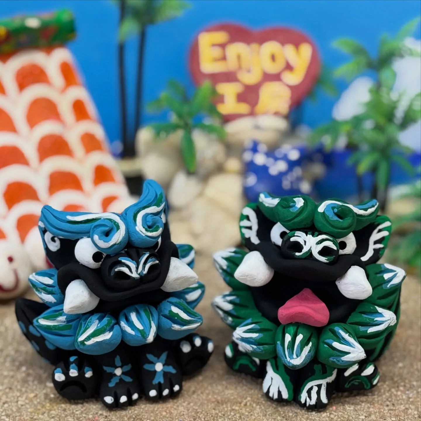 🌴シーサー絵付け体験🌺