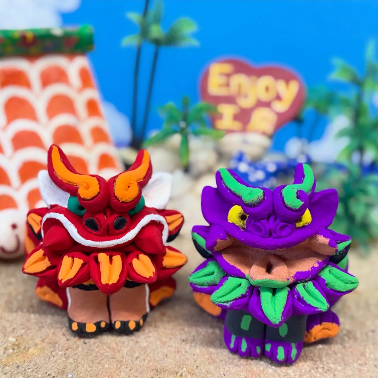 🌴シーサー絵付け体験🌺