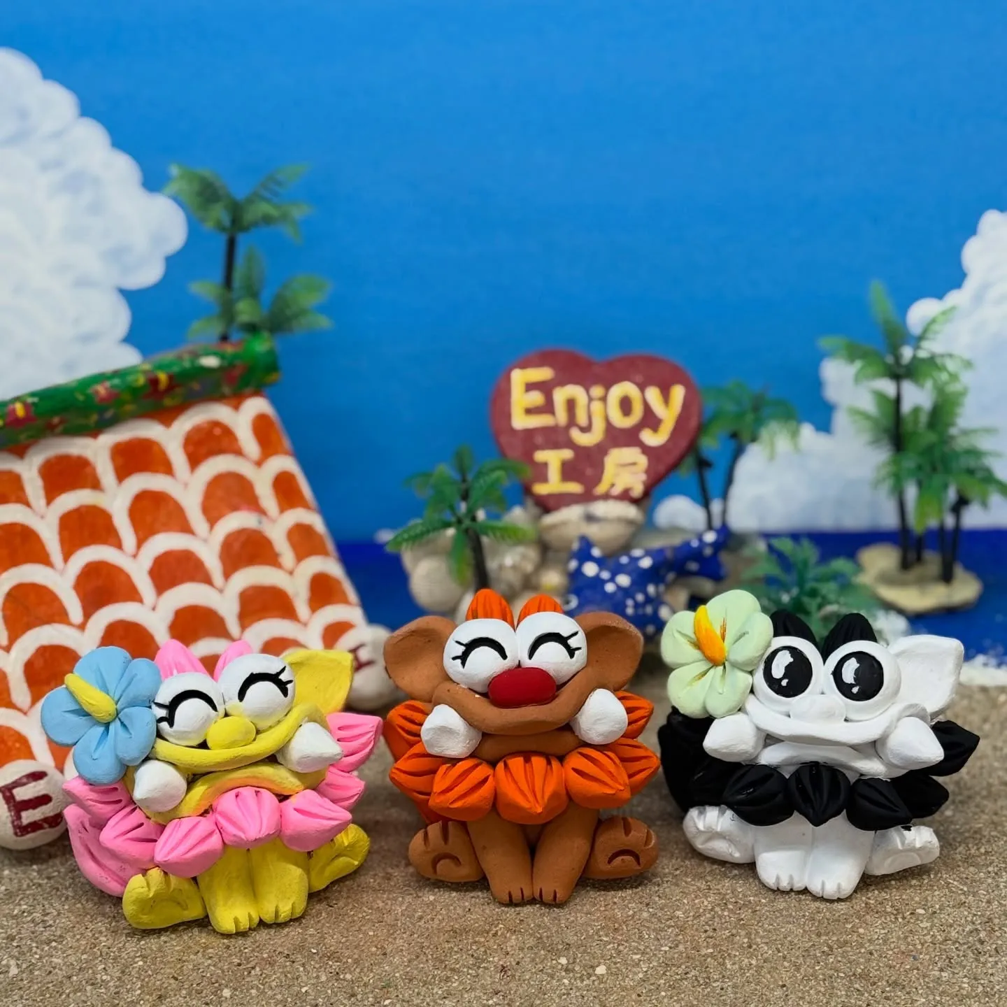 🌴シーサー絵付け体験🌺